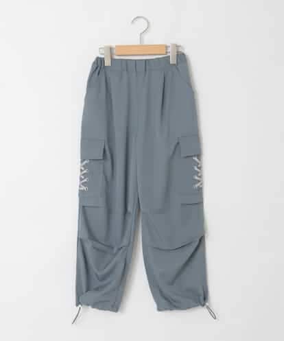 KJLAD37049 a.v.v KIDS [130-160]サイドレースアップカーゴパンツ