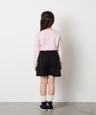 KJLAD38034 a.v.v KIDS(アー・ヴェ・ヴェ) [110-160]レースアッププリーツスカパン ピンク