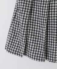 KJLAD38034 a.v.v KIDS(アー・ヴェ・ヴェ) [110-160]レースアッププリーツスカパン アイボリー