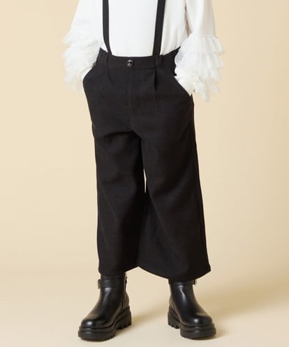 KJLAD40039 a.v.v KIDS [120-160]サス付きワイドパンツ