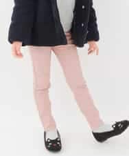 KJLAD41019 a.v.v KIDS(アー・ヴェ・ヴェ) [100-130]裏起毛ストレッチパンツ[WEB限定サイズ] ピンク