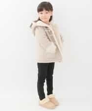 KJLAD41019 a.v.v KIDS(アー・ヴェ・ヴェ) [100-130]裏起毛ストレッチパンツ[WEB限定サイズ] ブラック