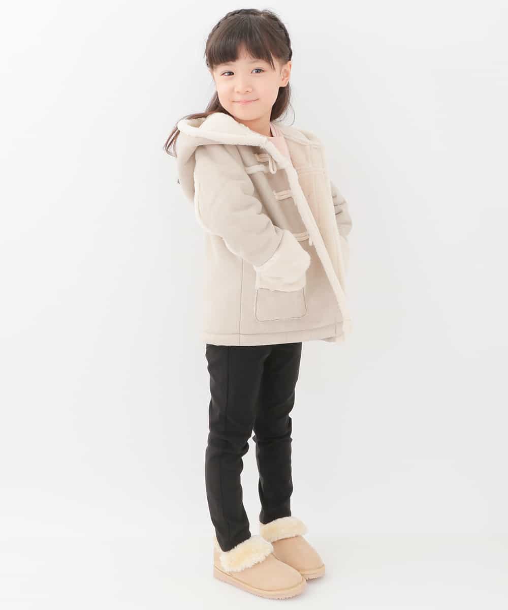 KJLAD41019 a.v.v KIDS(アー・ヴェ・ヴェ) [100-130]裏起毛ストレッチパンツ[WEB限定サイズ] ブラック