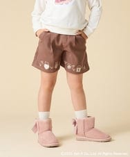 KJLAD80039 a.v.v KIDS(アー・ヴェ・ヴェ) [100-140]すみっコぐらし刺繍キュロット オレンジ