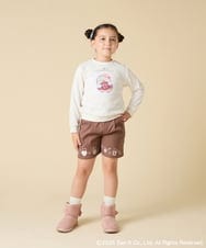 KJLAD80039 a.v.v KIDS(アー・ヴェ・ヴェ) [100-140]すみっコぐらし刺繍キュロット オレンジ