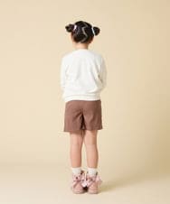 KJLAD80039 a.v.v KIDS(アー・ヴェ・ヴェ) [100-140]すみっコぐらし刺繍キュロット オレンジ