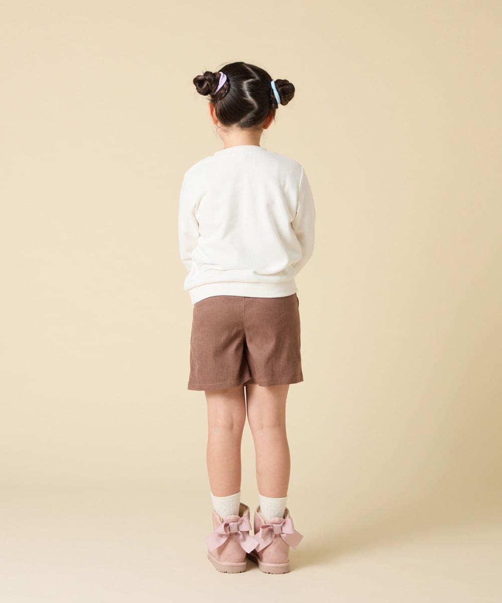 KJLAD80039 a.v.v KIDS(アー・ヴェ・ヴェ) [100-140]すみっコぐらし刺繍キュロット オレンジ