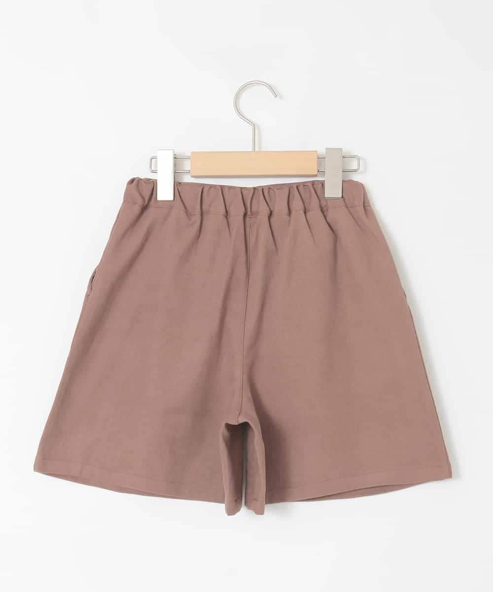 KJLAD80039 a.v.v KIDS(アー・ヴェ・ヴェ) [100-140]【a.v.v限定デザイン/刺繍のアート/後ろゴムで楽ちん】すみっコぐらし刺繍キュロット オレンジ