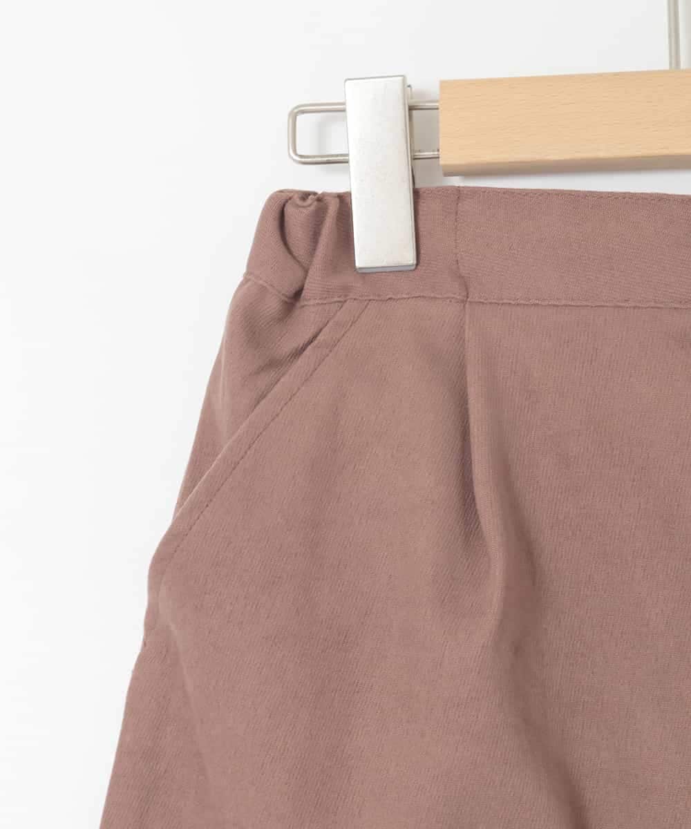 KJLAD80039 a.v.v KIDS(アー・ヴェ・ヴェ) [100-140]【a.v.v限定デザイン/刺繍のアート/後ろゴムで楽ちん】すみっコぐらし刺繍キュロット オレンジ