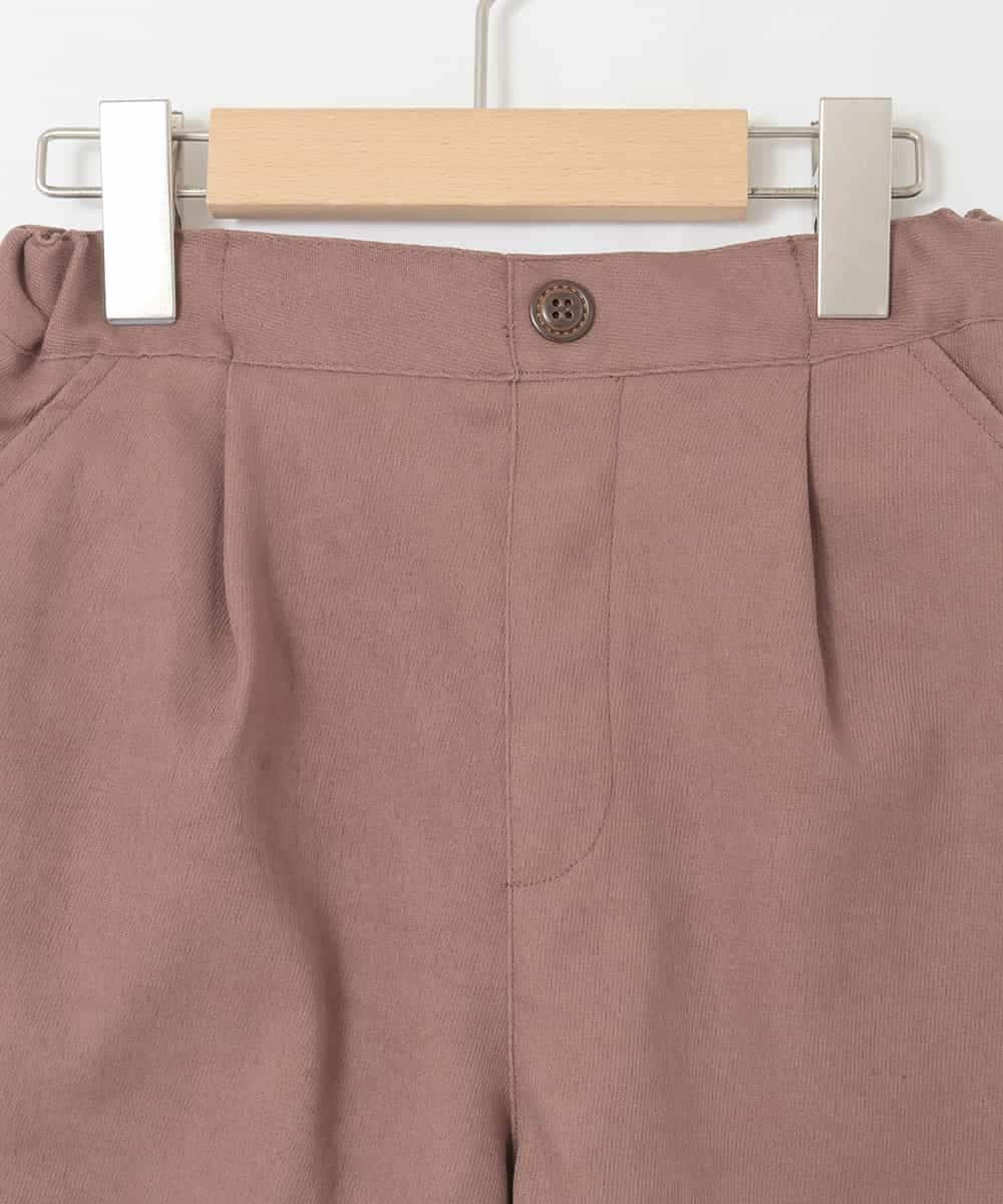 KJLAD80039 a.v.v KIDS(アー・ヴェ・ヴェ) [100-140]【a.v.v限定デザイン/刺繍のアート/後ろゴムで楽ちん】すみっコぐらし刺繍キュロット オレンジ