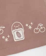 KJLAD80039 a.v.v KIDS(アー・ヴェ・ヴェ) [100-140]【a.v.v限定デザイン/刺繍のアート/後ろゴムで楽ちん】すみっコぐらし刺繍キュロット オレンジ