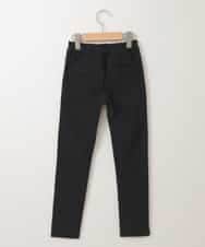 KJLAG01019 a.v.v KIDS(アー・ヴェ・ヴェ) [100-130]裏起毛ストレッチスキニーパンツ[WEB限定サイズ] ブラック