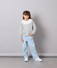 KJLAG02049 a.v.v KIDS(アー・ヴェ・ヴェ) [120-160]アソートデコデニムパンツ ライトブルー