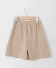 KJLAG03039 a.v.v KIDS(アー・ヴェ・ヴェ) [130-160]【洗える】アシメプリーツスカパン ベージュ