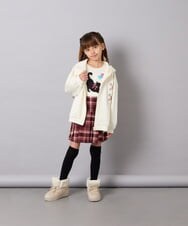 KJLAG05039 a.v.v KIDS(アー・ヴェ・ヴェ) [110-160]プリーツスカパン レッド（チェック柄）