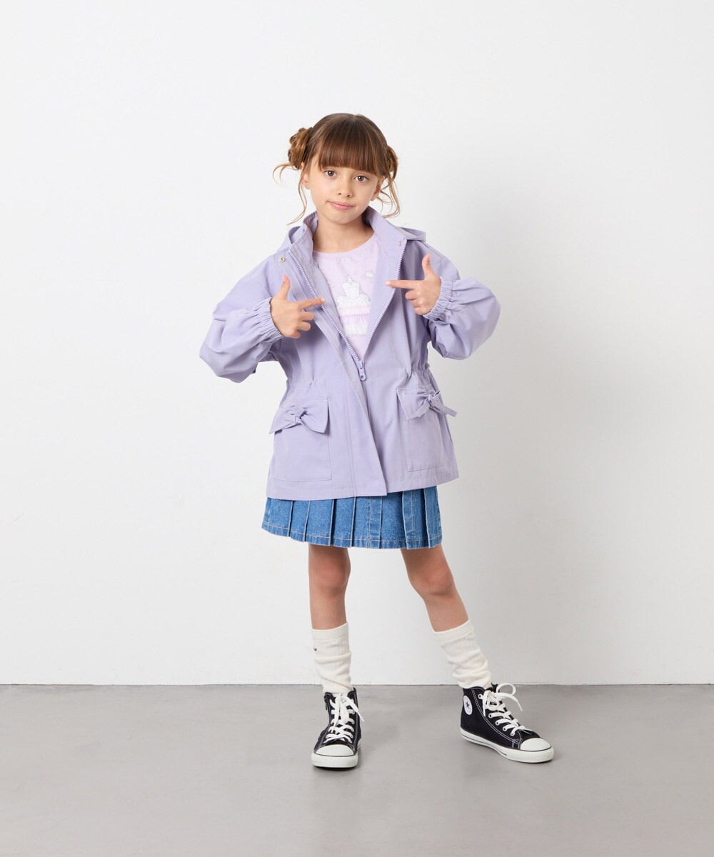 KJLAG05039 a.v.v KIDS(アー・ヴェ・ヴェ) [110-160]プリーツスカパン ブルー