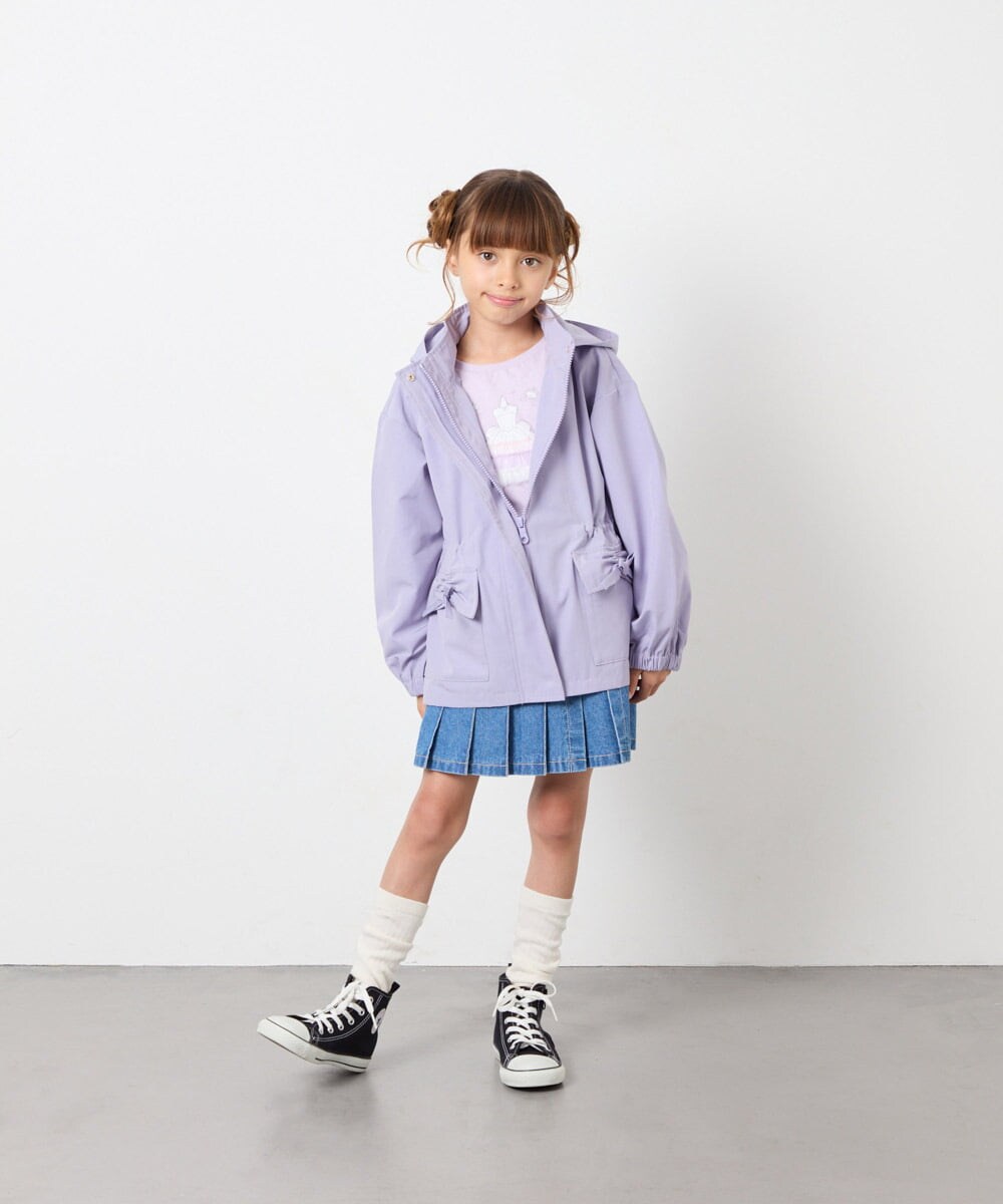 KJLAG05039 a.v.v KIDS(アー・ヴェ・ヴェ) [110-160]プリーツスカパン ブルー