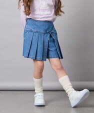 KJLAG05039 a.v.v KIDS(アー・ヴェ・ヴェ) [110-160]プリーツスカパン ブルー