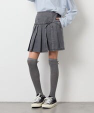 KJLAG05039 a.v.v KIDS(アー・ヴェ・ヴェ) [110-160]プリーツスカパン ダークグレー