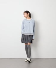 KJLAG05039 a.v.v KIDS(アー・ヴェ・ヴェ) [110-160]プリーツスカパン ダークグレー