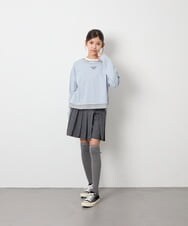 KJLAG05039 a.v.v KIDS(アー・ヴェ・ヴェ) [110-160]プリーツスカパン ダークグレー