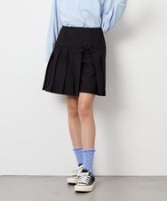 KJLAG05039 a.v.v KIDS(アー・ヴェ・ヴェ) [110-160]プリーツスカパン ブラック