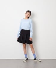 KJLAG05039 a.v.v KIDS(アー・ヴェ・ヴェ) [110-160]プリーツスカパン ブラック