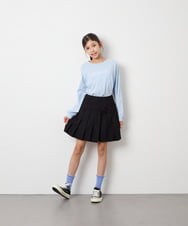 KJLAG05039 a.v.v KIDS(アー・ヴェ・ヴェ) [110-160]プリーツスカパン ブラック