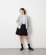 KJLAG05039 a.v.v KIDS(アー・ヴェ・ヴェ) [110-160]プリーツスカパン ブラック