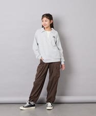 KJLAG13049 a.v.v KIDS(アー・ヴェ・ヴェ) [140-150]【男女兼用】フロントタックカーゴパンツ オレンジ