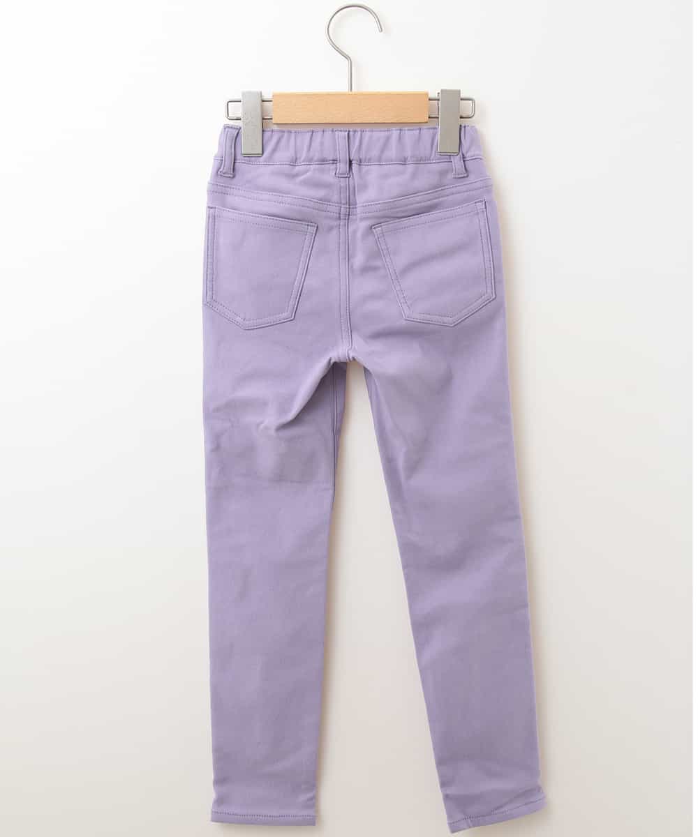 KJLAM20019 a.v.v KIDS(アー・ヴェ・ヴェ) [100-130]裏起毛スキニーパンツ[WEB限定サイズ] ラベンダー