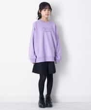 KJLAP02029 a.v.v KIDS(アー・ヴェ・ヴェ) [100-130]バックル付ウールライクキュロット ピンク