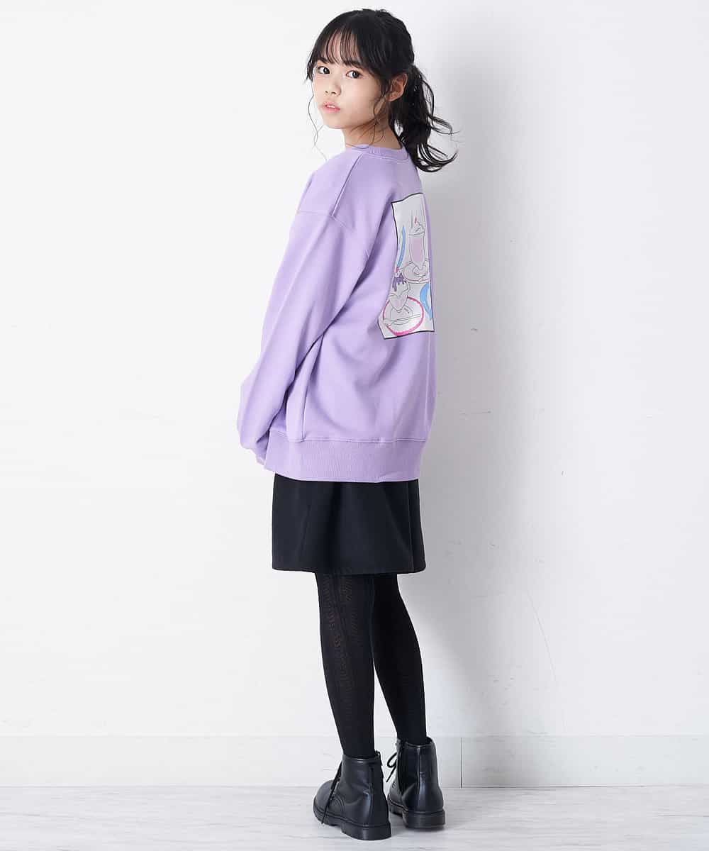 KJLAP02029 a.v.v KIDS(アー・ヴェ・ヴェ) [100-130]バックル付ウールライクキュロット ピンク