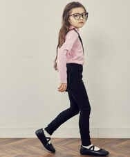 KJLAT01024 a.v.v KIDS(アー・ヴェ・ヴェ) [140-150]裏起毛ストレッチスキニーパンツ ラベンダー