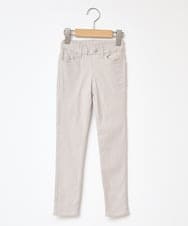 KJLAT01024 a.v.v KIDS(アー・ヴェ・ヴェ) [140-150]裏起毛ストレッチスキニーパンツ ベージュ