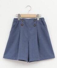 KJLAT03034 a.v.v KIDS(アー・ヴェ・ヴェ) [140-150]ウールライクエステルショートパンツ ブルー