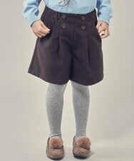KJLAT03034 a.v.v KIDS(アー・ヴェ・ヴェ) [140-150]ウールライクエステルショートパンツ ブラウン