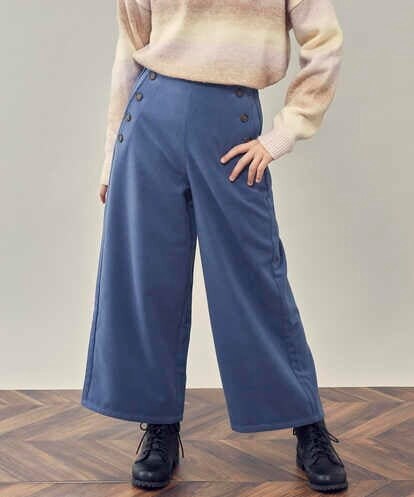 KJLAU02044 a.v.v KIDS [160]ウールライクエステルワイドパンツ