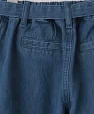 KJLDE05039 a.v.v KIDS(アー・ヴェ・ヴェ) [140-150]ベルト付ワイドパンツ ネイビー