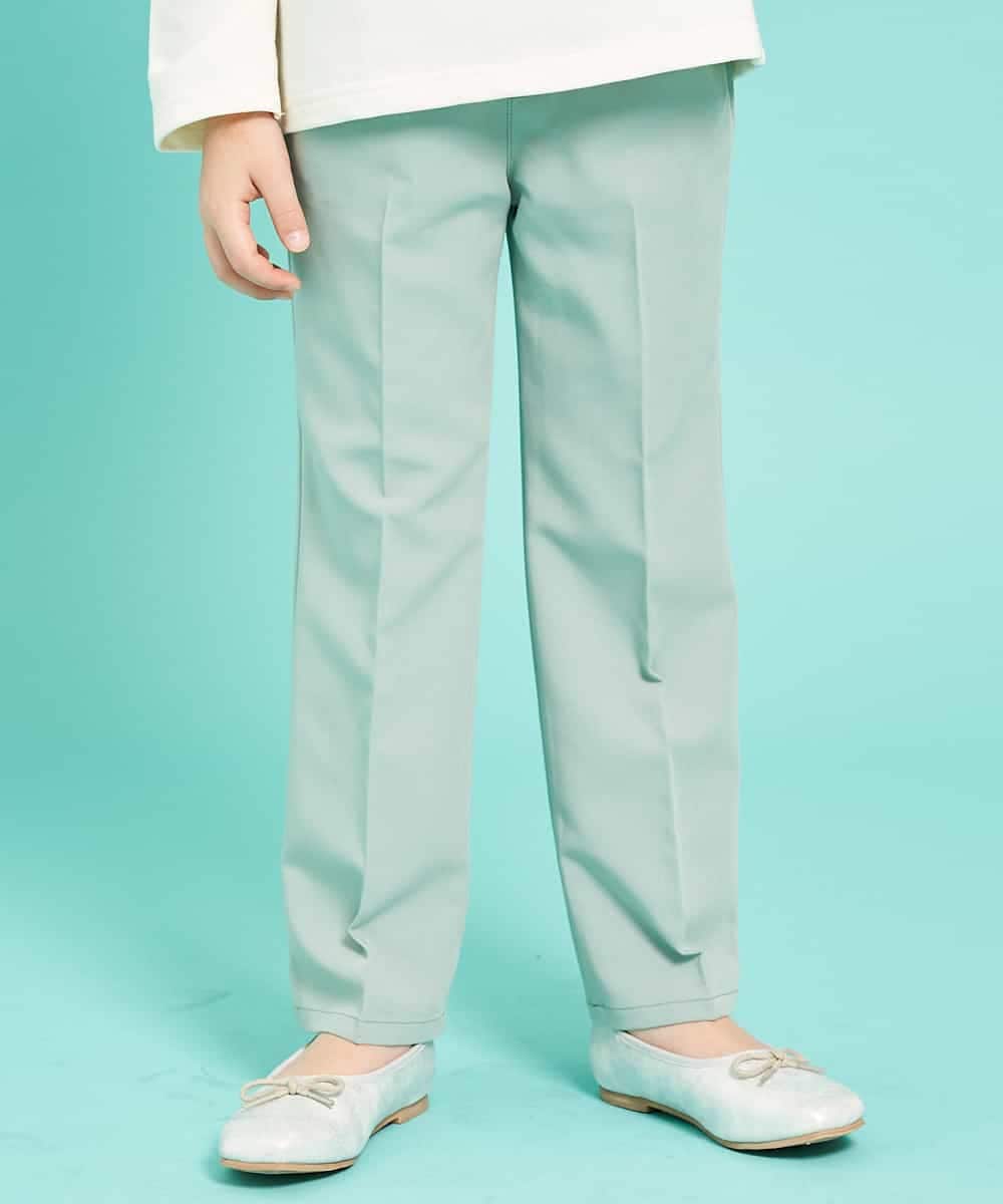 KJLDJ02029 a.v.v KIDS(アー・ヴェ・ヴェ) [100-130]【洗える】セミフレアパンツ[WEB限定サイズ] グリーン