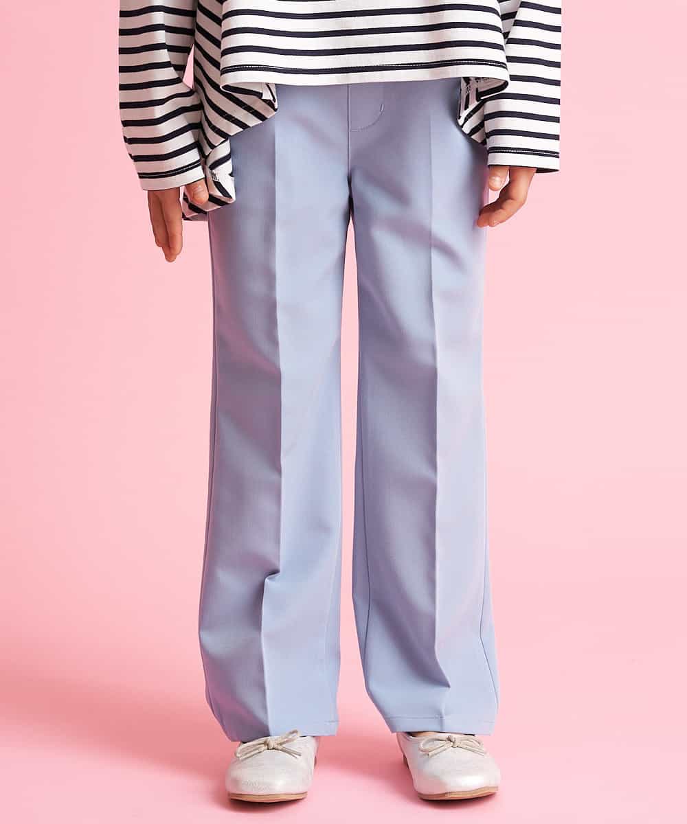 KJLDJ02029 a.v.v KIDS(アー・ヴェ・ヴェ) [100-130]【洗える】セミフレアパンツ[WEB限定サイズ] ライトブルー