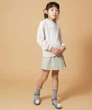 KJLEM20024 a.v.v KIDS(アー・ヴェ・ヴェ) [100-130]レースアップラップパンツ[WEB限定サイズ] ラベンダー