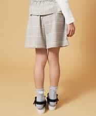 KJLEM21029 a.v.v KIDS(アー・ヴェ・ヴェ) [100-130]チェックラップパンツ[WEB限定サイズ] ライトブルー
