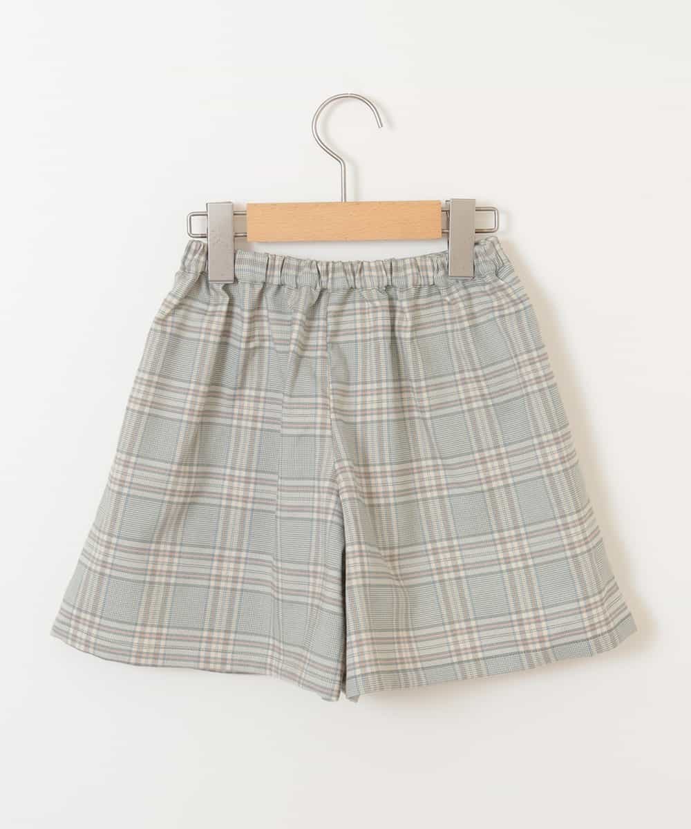 KJLEM21029 a.v.v KIDS(アー・ヴェ・ヴェ) [100-130]チェックラップパンツ[WEB限定サイズ] ライトブルー