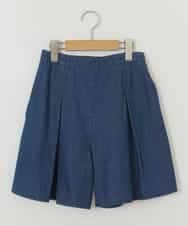 KJLEP30024 a.v.v KIDS(アー・ヴェ・ヴェ) [100-130]タックキュロットパンツ ブラック
