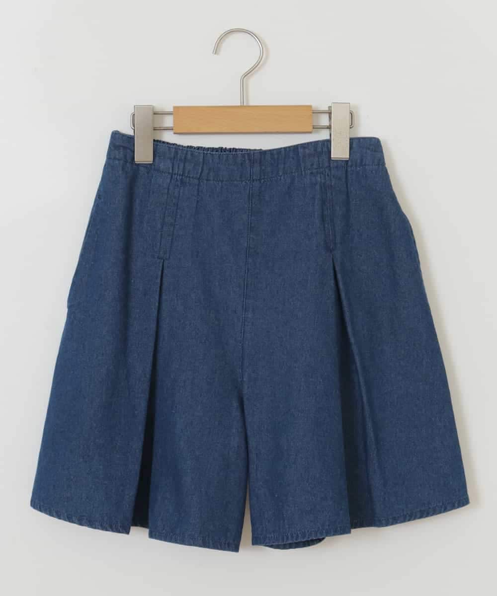 KJLEP30024 a.v.v KIDS(アー・ヴェ・ヴェ) [100-130]タックキュロットパンツ ブラック