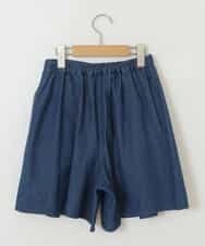 KJLEP30024 a.v.v KIDS(アー・ヴェ・ヴェ) [100-130]タックキュロットパンツ ブルー