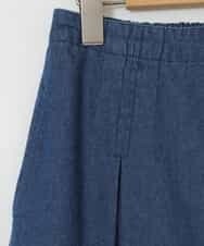 KJLEP30024 a.v.v KIDS(アー・ヴェ・ヴェ) [100-130]タックキュロットパンツ ブルー