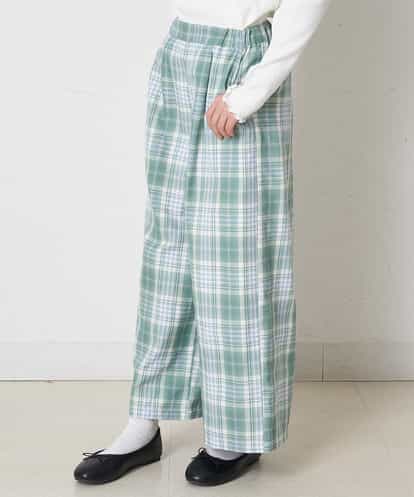 KJLEQ31039  [140-150]サスペンダー付きワイドパンツ
