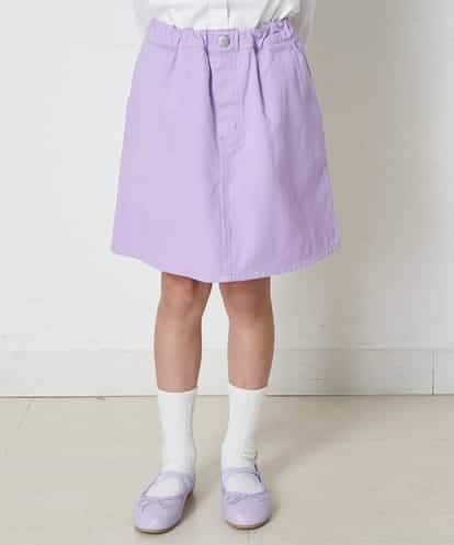 KJLEQ34034 a.v.v KIDS [140-150]【洗える/セットアップ対応】台形スカート見えパンツ
